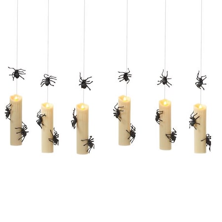 Gerson 839 in Spider Candles Hanging Decor 2589890